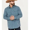 Moonshine Spirit Men's Free Bird Plaid Print Long Sleeve Western Snap Shirt