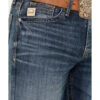 Cinch Men's Dark Wash Relaxed Bootcut Performance Stretch Denim Jeans