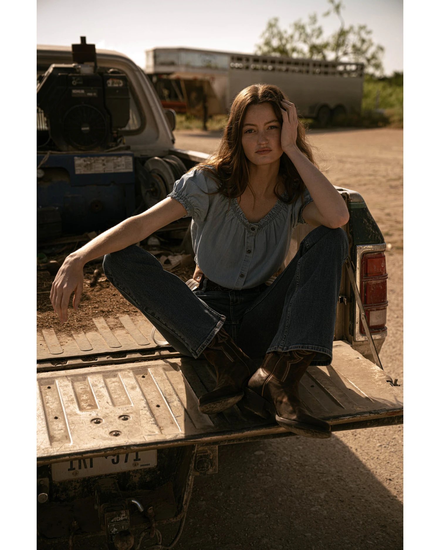 Cleo + Wolf Women's Off The Shoulder Peasant Top - Image 2