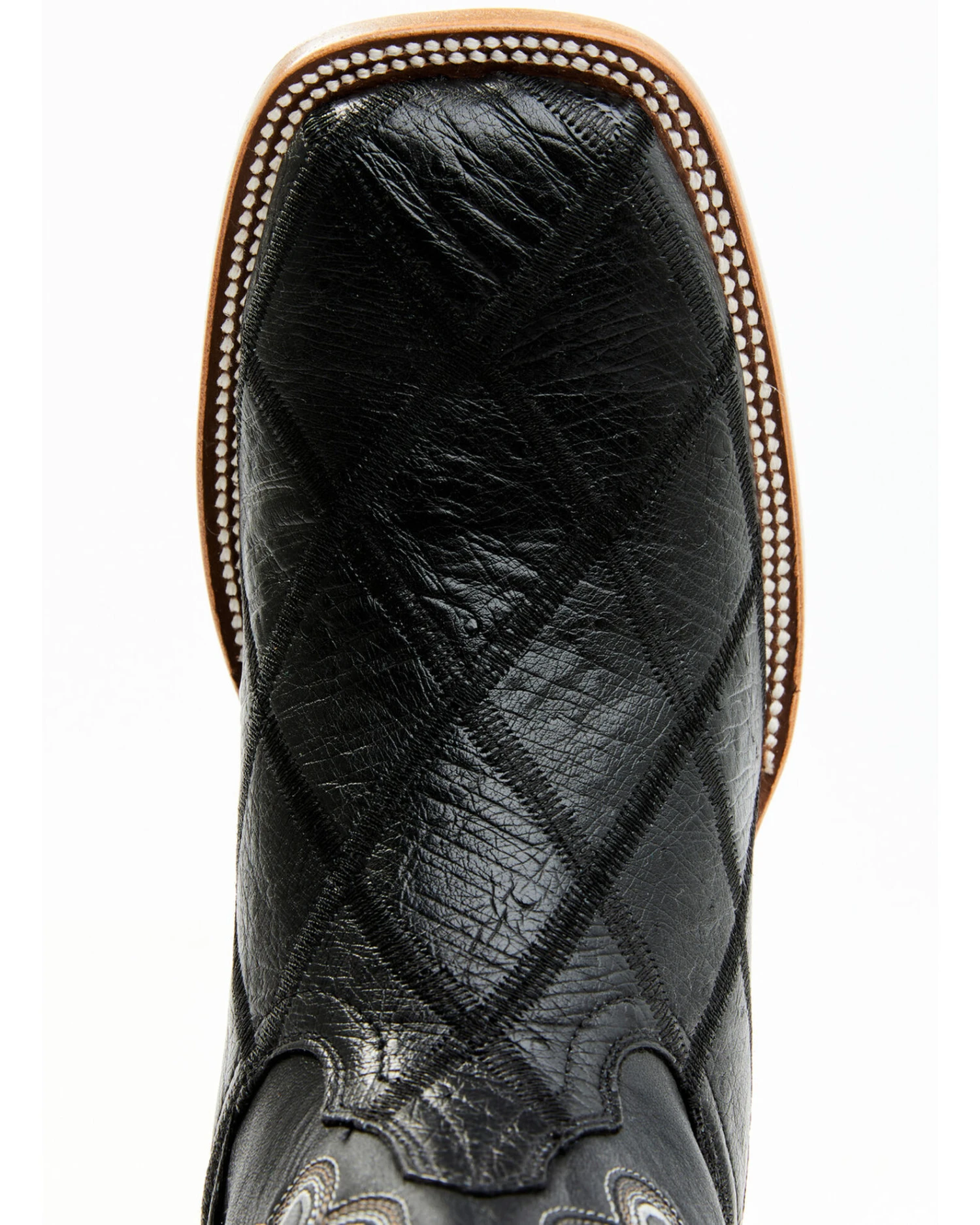 Cody James Men's Exotic Ostrich Western Boots - Broad Square Toe - Image 4