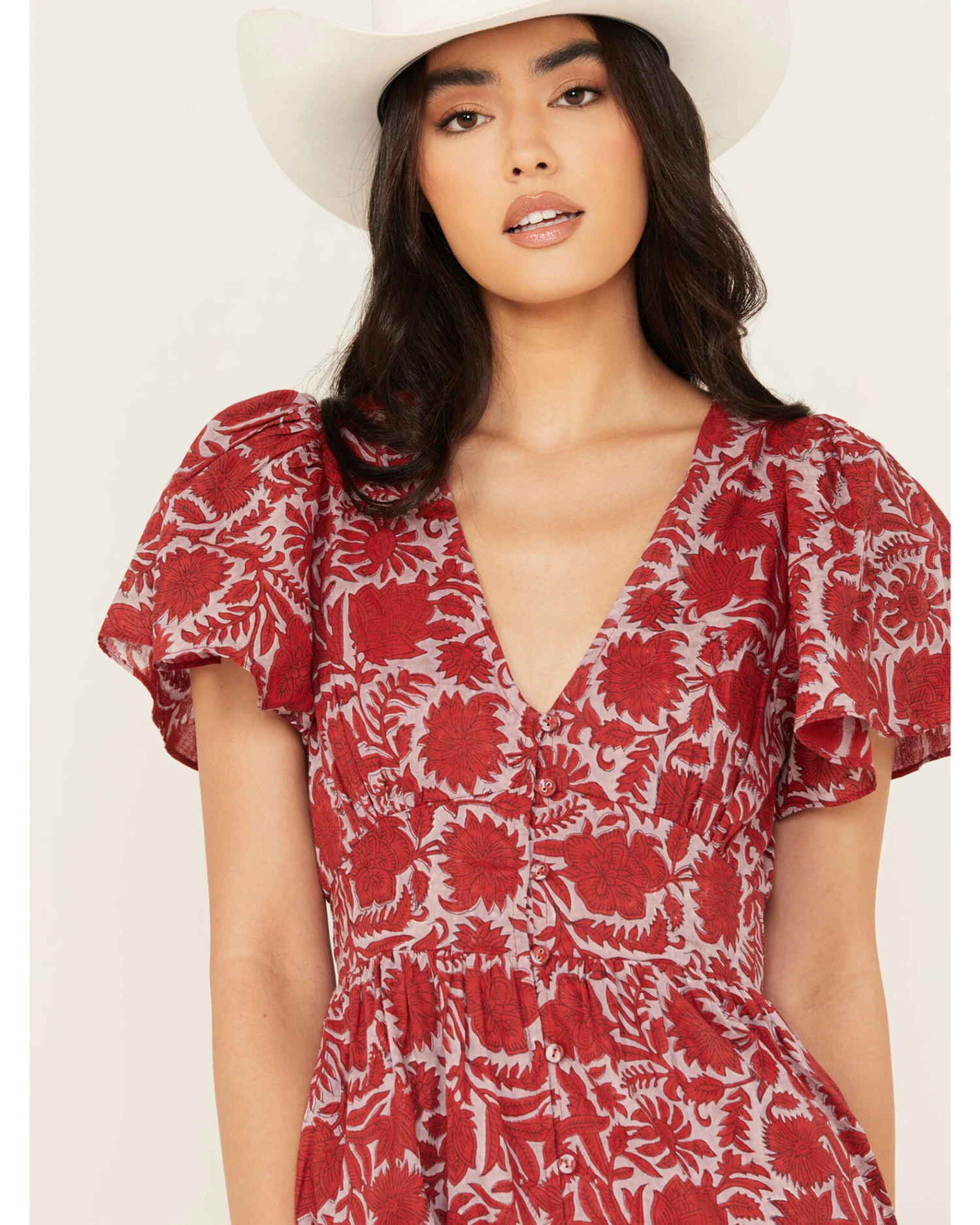 Cleobella Women's Floral Sasha Ankle Dress - Image 4