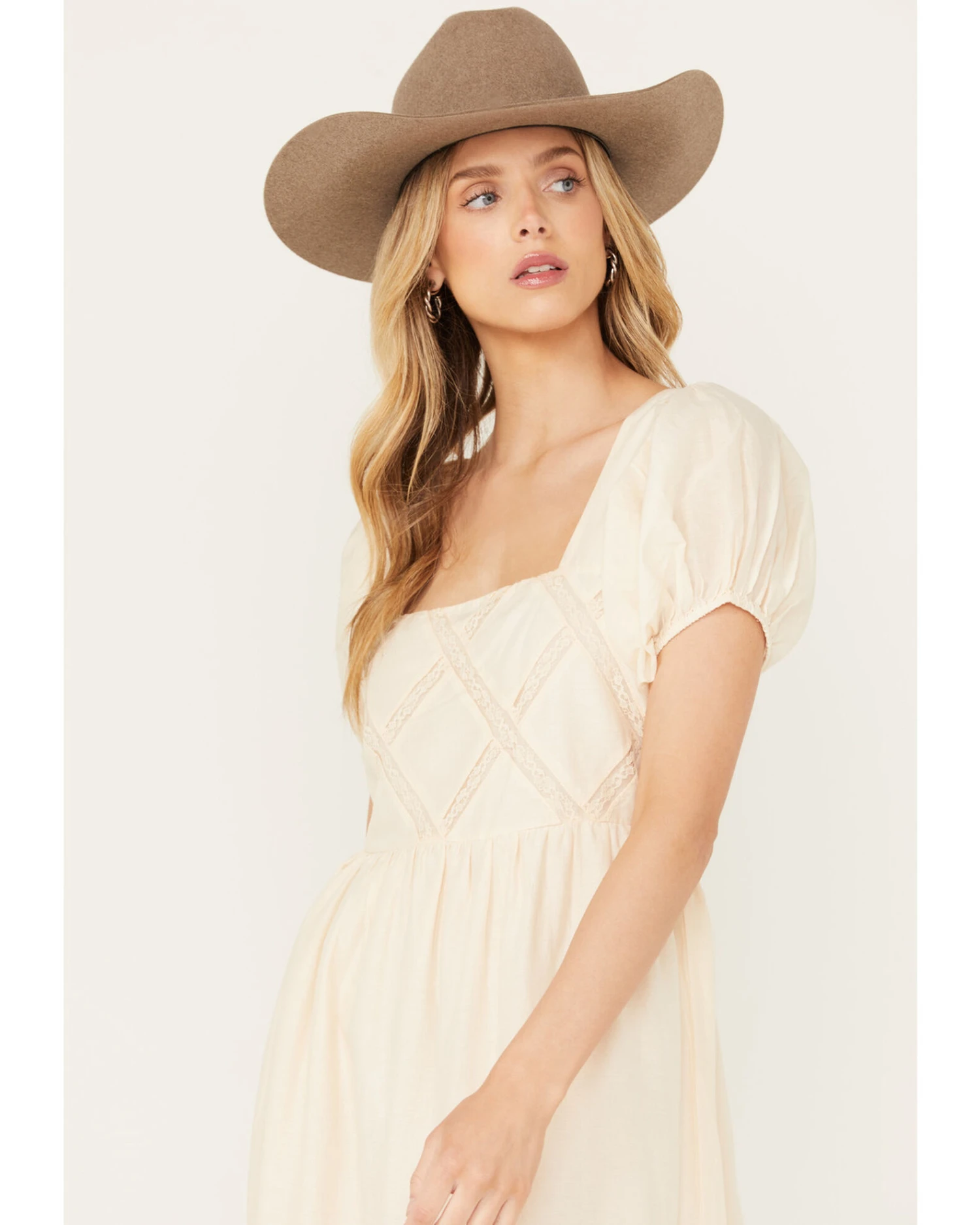 Band Of The Free Women's Crochet Trim Front Maxi Dress - Image 3