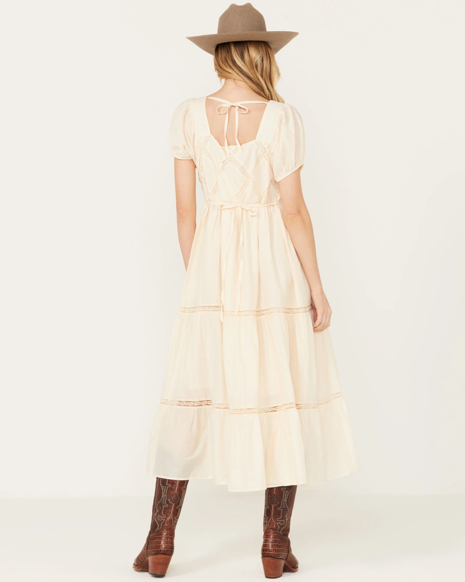 Band Of The Free Women's Crochet Trim Front Maxi Dress - Image 2