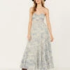 Free People Women's Sundrenched Floral Print Sleeveless Maxi Dress
