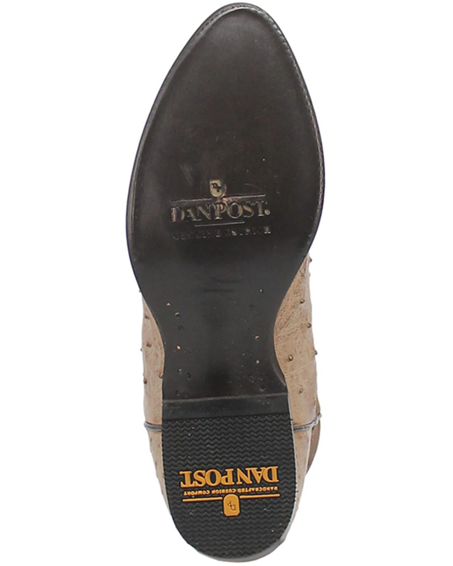 Dan Post Men's Pershing Full Quill Ostrich Western Boots - Medium Toe - Image 2