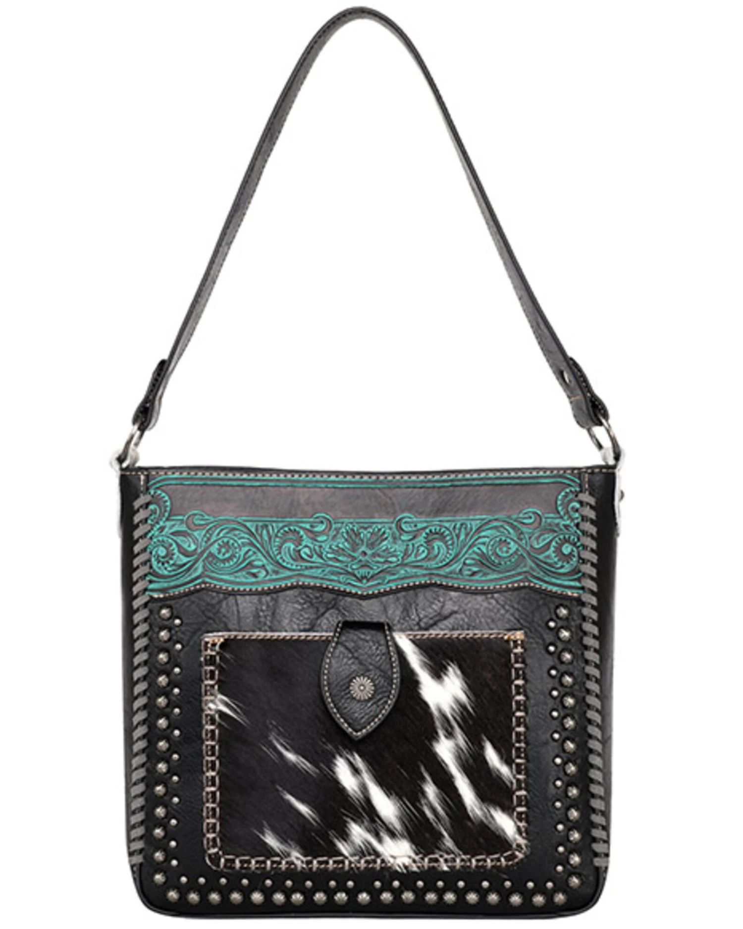 Montana West Women's Trinity Ranch Hair-On Concealed Carry Hobo Bag - Image 2