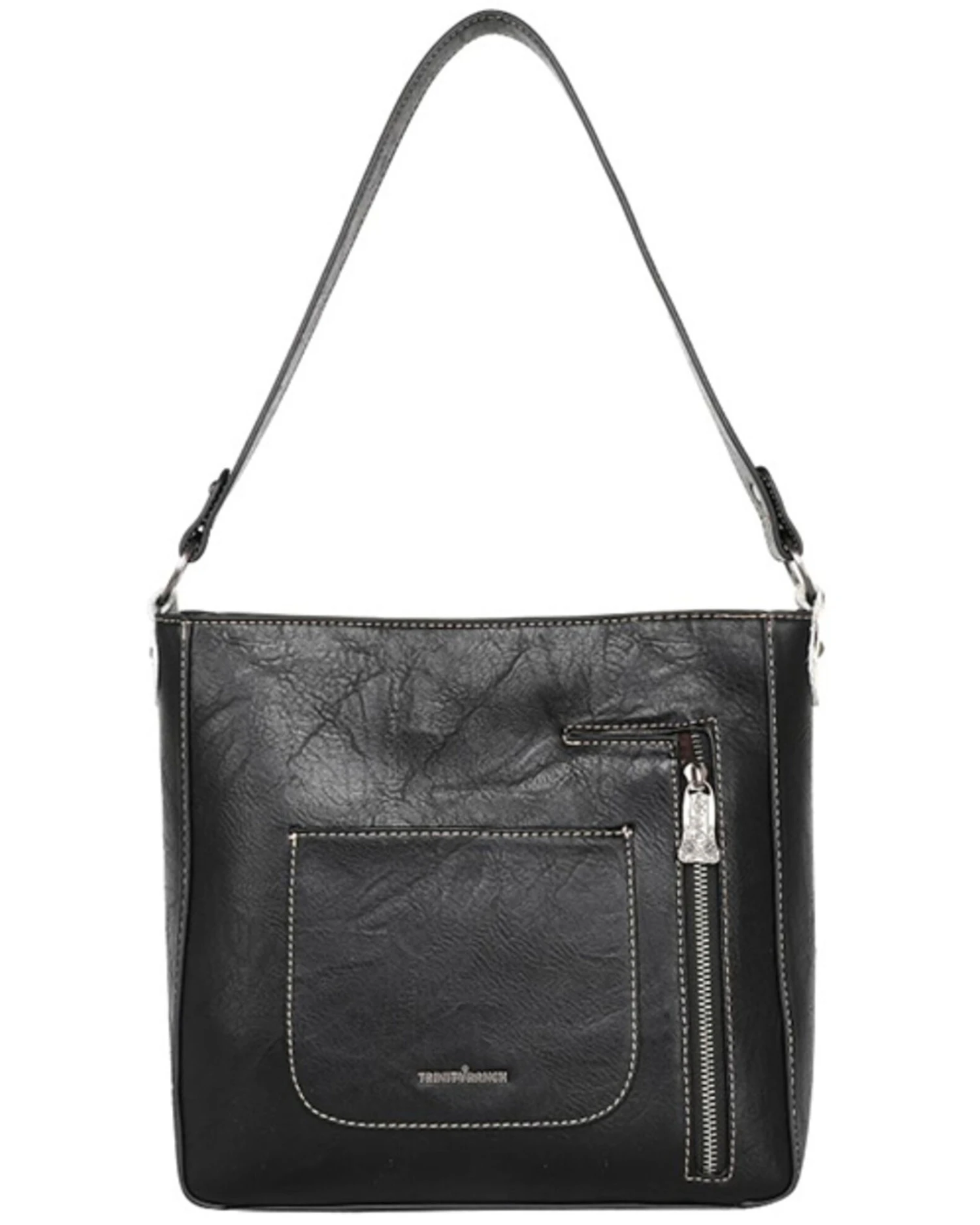 Montana West Women's Trinity Ranch Hair-On Concealed Carry Hobo Bag