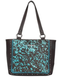 Montana West Women's Trinity Ranch Hair-On Cowhide Collection Concealed Carry Tote