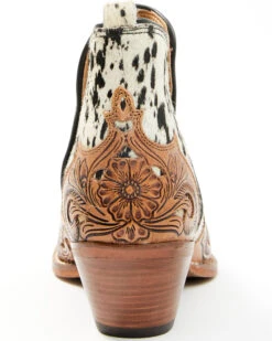 Myra Women's West Street Western Hand-Tooled Booties - Snip Toe