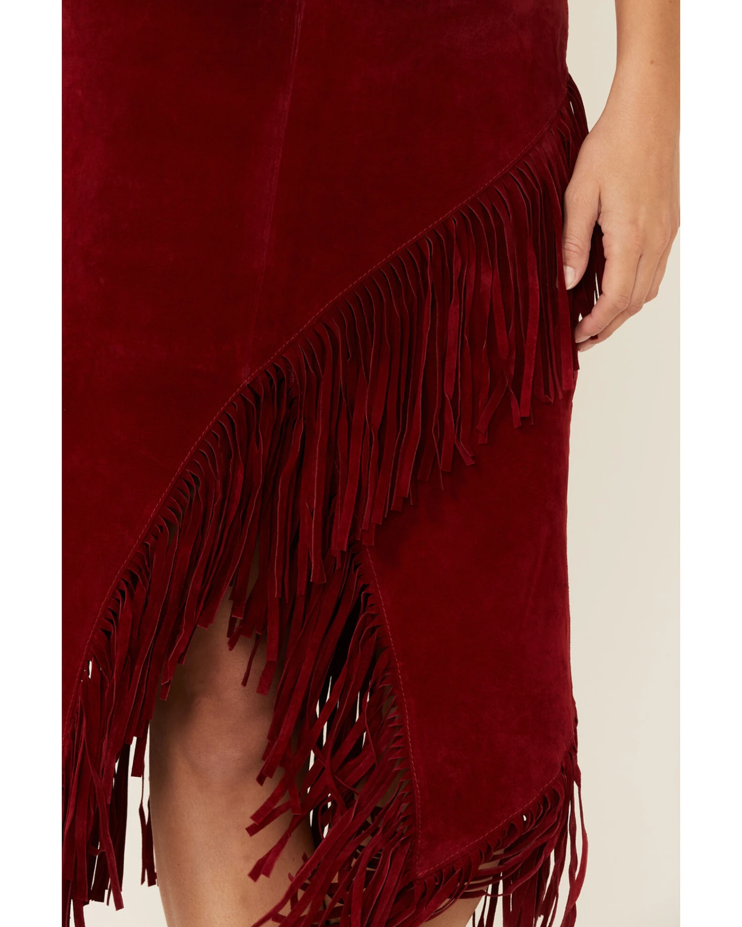 Scully Women's Suede Leather Fringe Skirt - Image 2