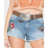 Tony Lama Floral Cutout Leather Belt