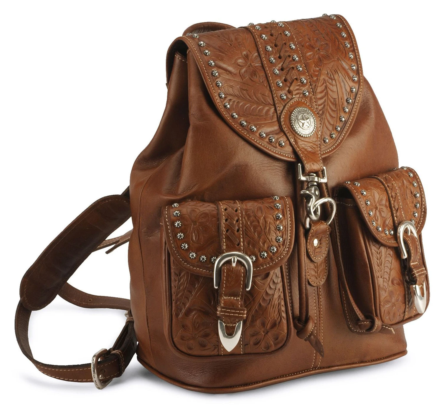American West Leather Backpack - Image 2