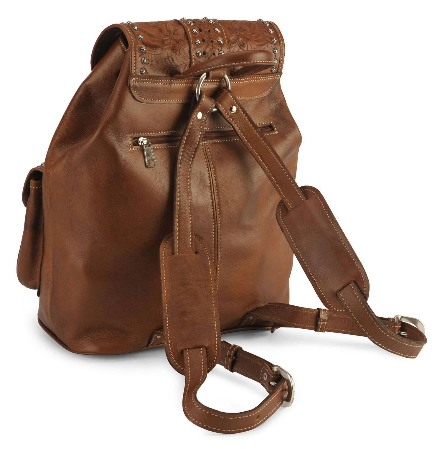 American West Leather Backpack
