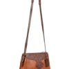 Scully Women's Leather Tooled Overlay Handbag
