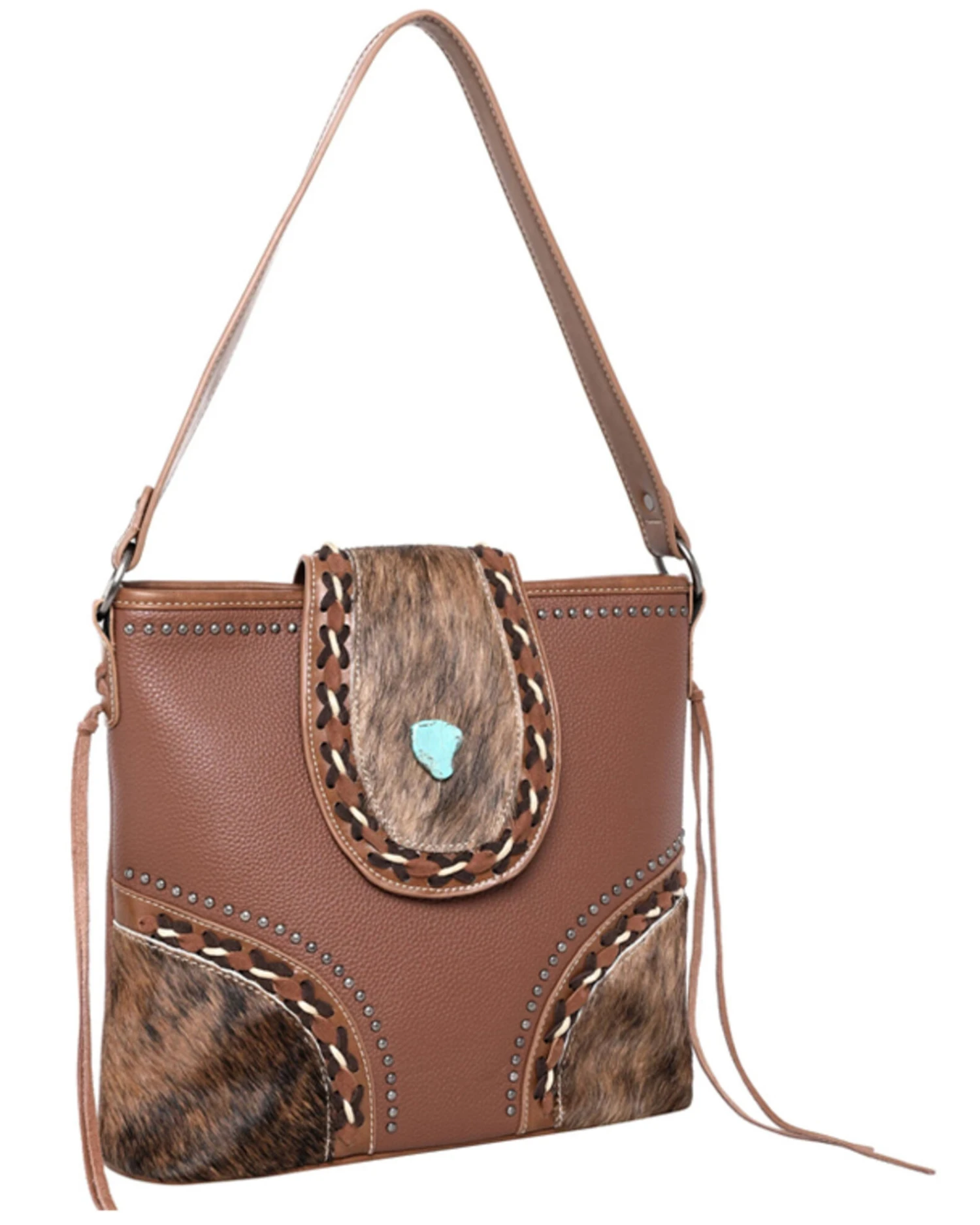 Montana West Women's Cowhide Hobo Bag