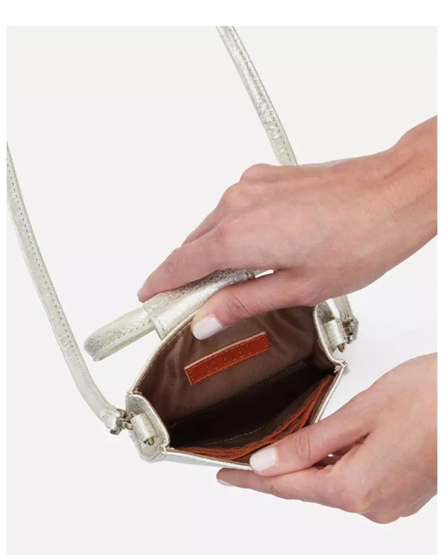 Hobo Women's Sheila Pearled Silver Crossbody - Image 2