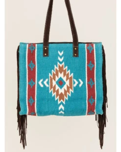 Idyllwind Women's Tapoco Lane Southwestern Print Fringe Tote Bag
