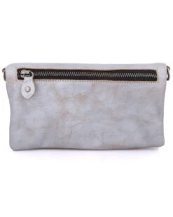 Bed Stu Women's Candence Silver Lux Crossbody Clutch