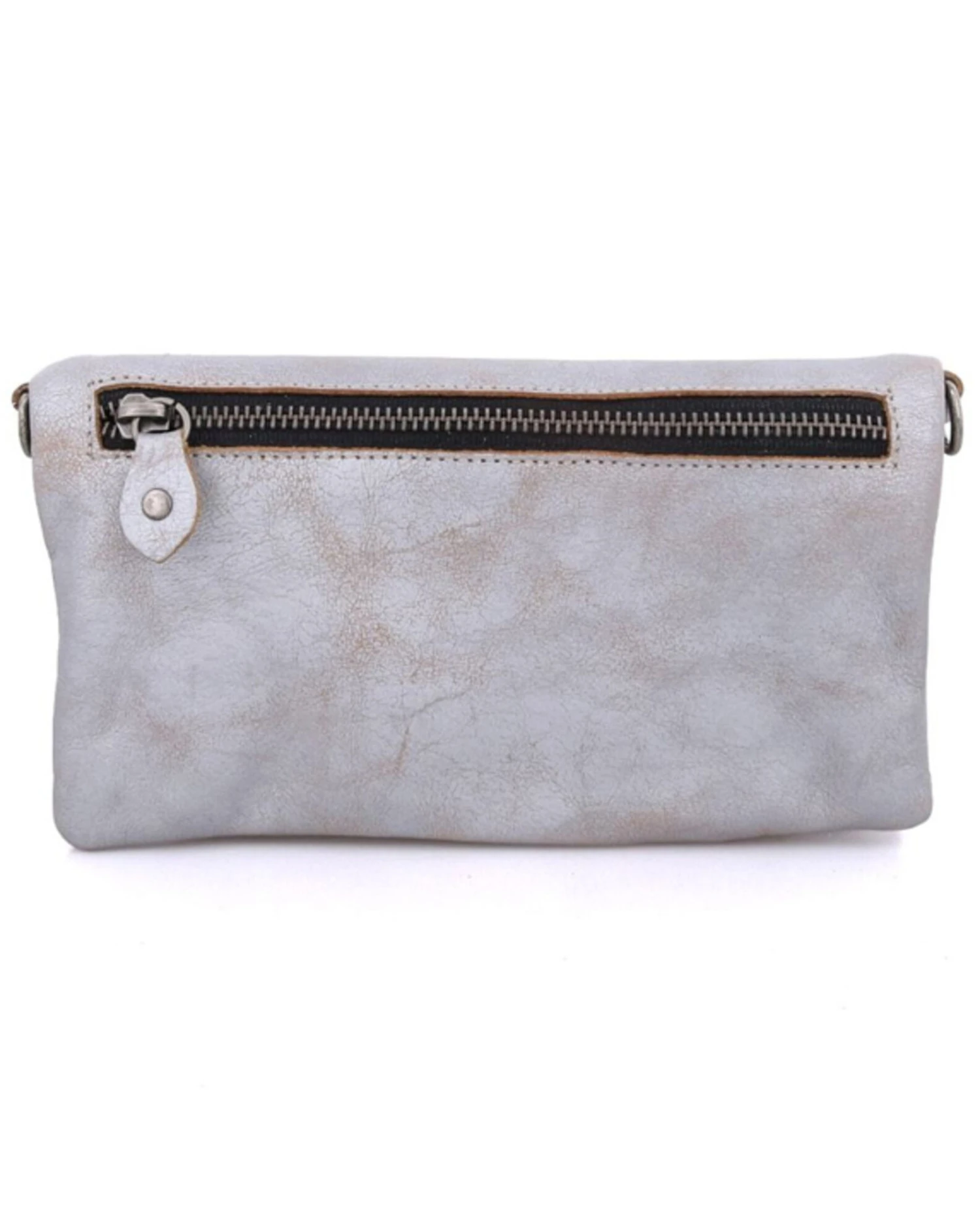 Bed Stu Women's Candence Silver Lux Crossbody Clutch