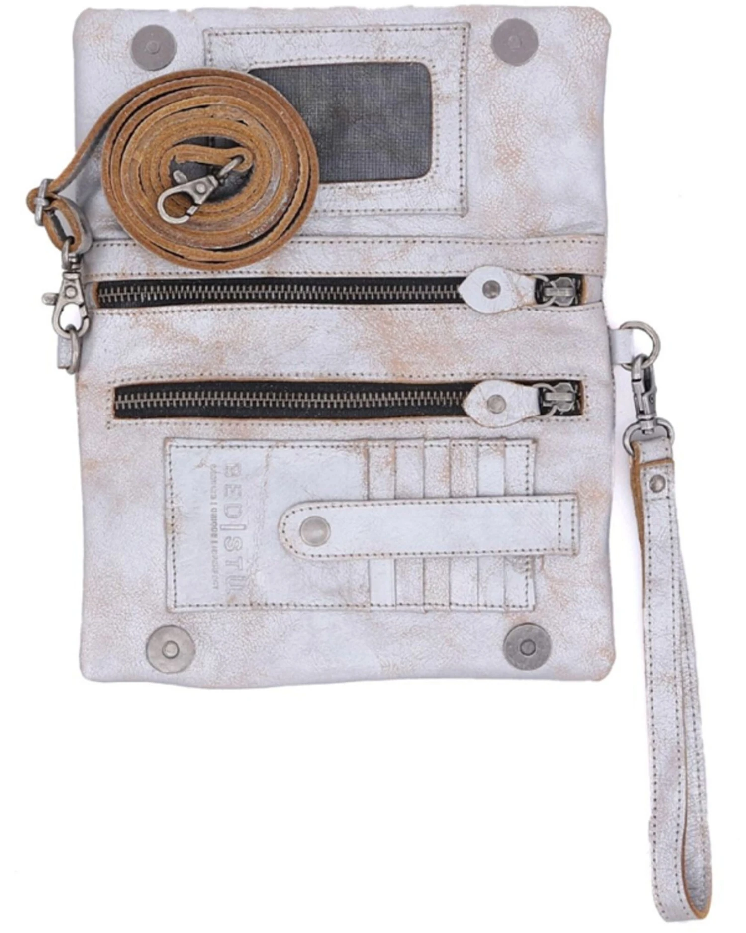 Bed Stu Women's Candence Silver Lux Crossbody Clutch - Image 3