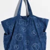 Free People Women's Organic Vegetable Dyed Printed Tote Bag