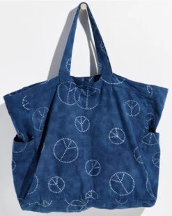 Free People Women's Organic Vegetable Dyed Printed Tote Bag