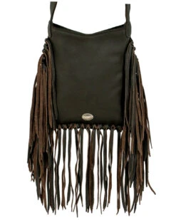 American West Women's Fringe Saddle Crossbody