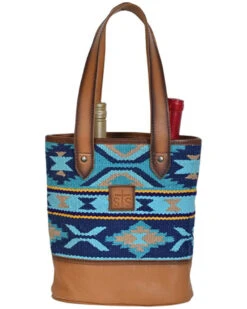 STS Ranchwear By Carroll Women's Mojave Sky Double Wine Bag