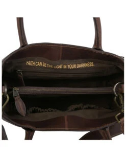 STS Ranchwear By Carroll Women's Basic Bliss Chocolate Satchel