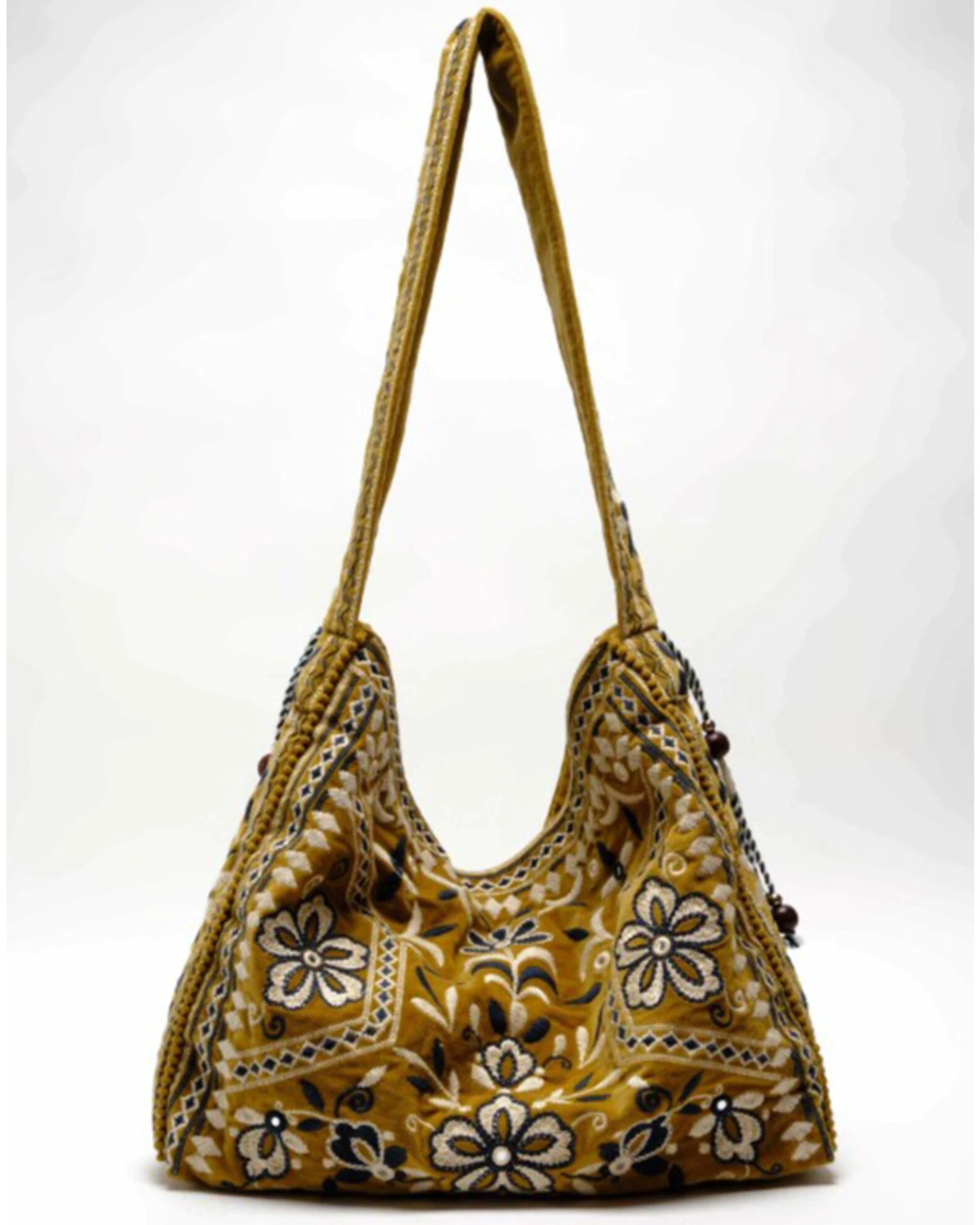 Free People Women's Vic Velvet Slouchy Bag - Image 3