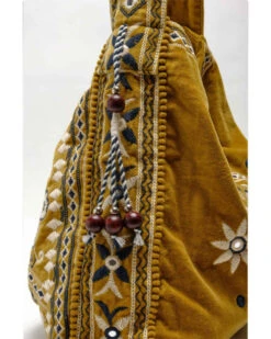 Free People Women's Vic Velvet Slouchy Bag